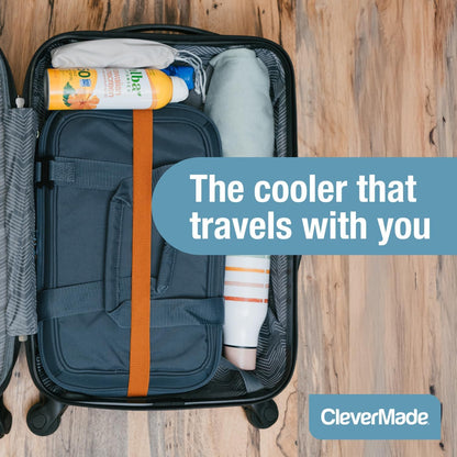 Pacifica Collapsible Cooler Bag, Medium Travel Cooler, Ocean | Keep Drinks Cold and Pack Light | a Reinforced Base, Storage Pocket, Bottle Opener, and Shoulder Strap Add Outdoor Utility8