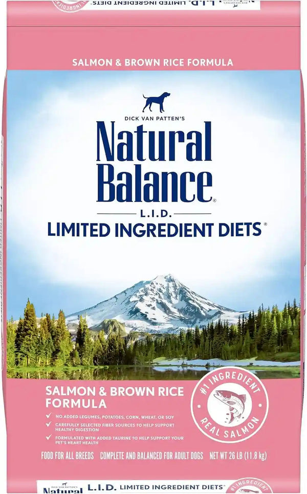 Natural Balance Limited Ingredient Adult Dry Dog Food - Complete Nutrition for Adult Dogs - Wholesome Grains Brown Rice Recipe - Limited Ingredient Formula - 24 Lb - Lamb & Brown Rice13