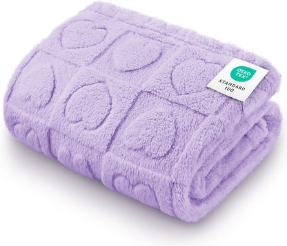 Luciphia Small Dog Blanket Washable Pet Bed Cover Soft Fluffy Puppy Blanket with Premium Fleece 300GSM Cozy Calming Cat Blankets for Indoor Cats Pink 30X20 Inch19