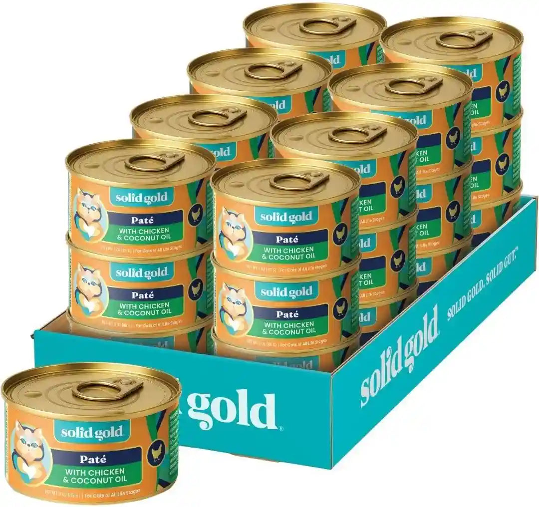 solid-gold-wet-cat-food-pate-for-indoor-cats-healthy-canned-cat-food-pate-w-real-chicken-omega-fatty-acids-vitamins-minerals-grain-free-gluten-free-can-meals-for-cats-kittens-24ct-3oz