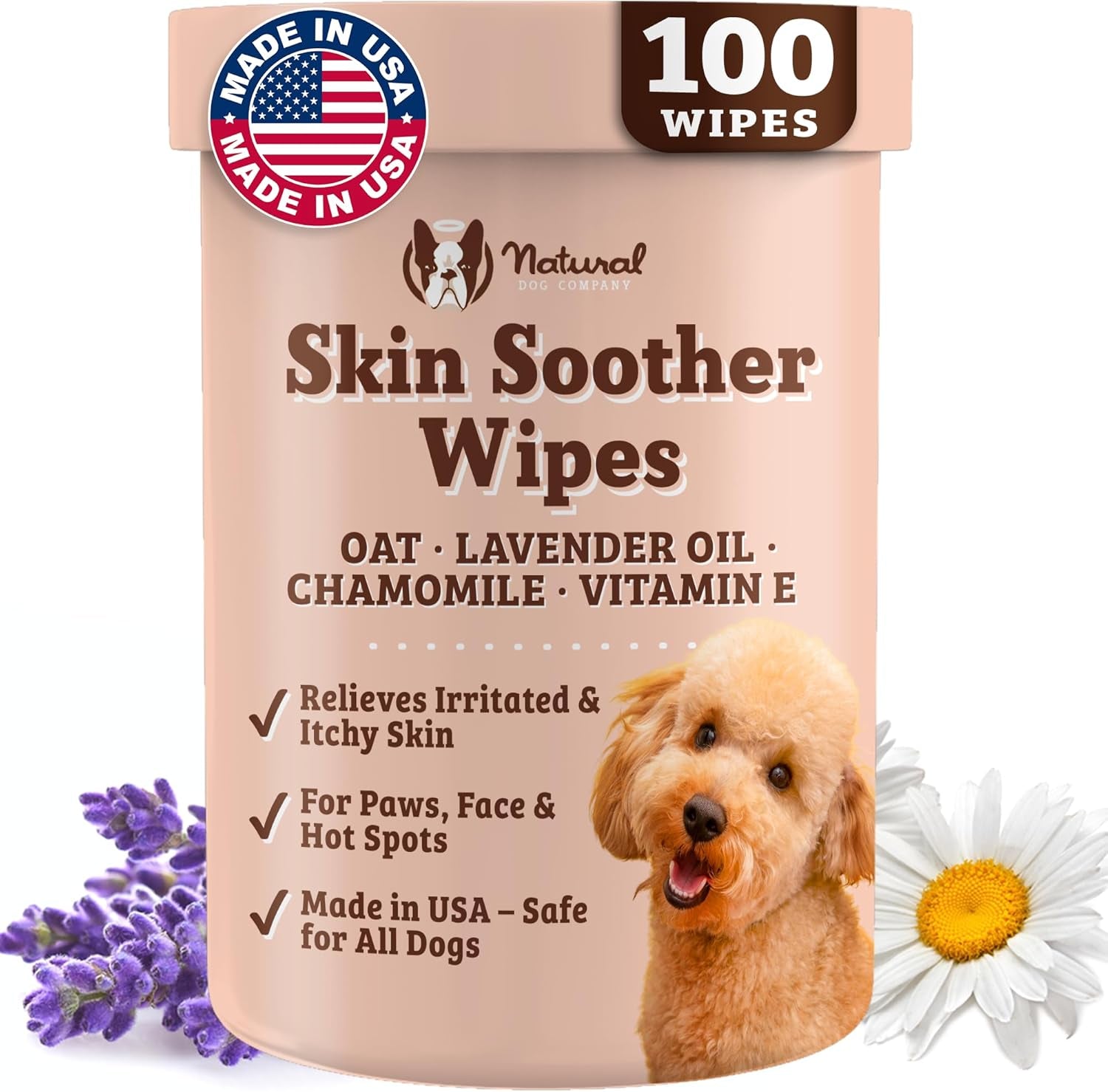 natural-dog-company-wrinkle-wipes-for-dogs-100-count-hypoallergenic-cleaning-deodorizing-for-grooming-faces-paws-butts