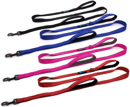 Max and Neo Double Handle Traffic Dog Leash - Reflective, Donates to Dog Rescue (Black, 6 FT)8
