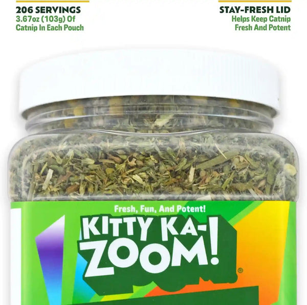 Super ZOOMIES Catnip Mix | High Potency, Hand Harvested | Hand-Harvested Fresh Catnip Mix for Cats; Sparks Zoomies & Active Play; Grown in Canada & USA, Nothing Artificial3