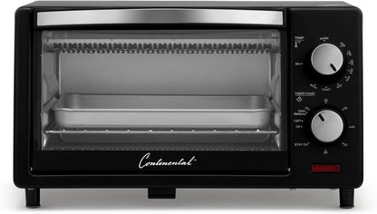 4-Slice Toaster Oven & Broiler, Black CE-TO1092