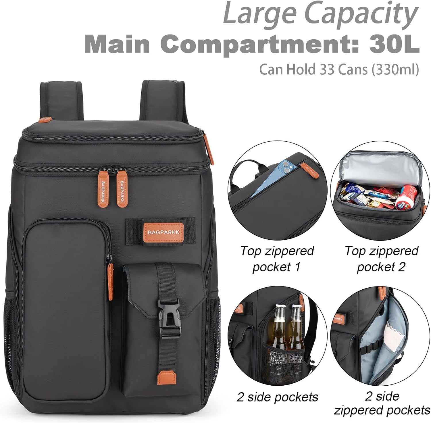 33-45-cans-leakproof-insulated-cooler-backpack-with-double-deck-20-hours-cooling-sternum-strap-lightweight-multifunctional-cooler-travel-camping-beach-picnic-gift-for-men-women