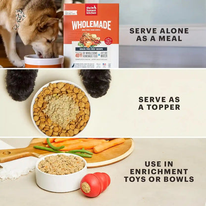 The Honest Kitchen Wholemade Whole Grain Turkey Recipe, Human Grade Dehydrated Dog Food, Just Add Water, Supports Digestion, Skin & Coat, Topper for Dry or Wet Dog Food, 10 Lb Box Makes 40 Lbs9