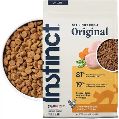 Instinct Original Dry Cat Food, Raw Coated Kibble, Real Chicken, 5 Lb. Bag | Raw-Coated Kibble with Cage-Free Chicken for Strong Muscles, Digestive Health, and Healthy Skin & Coat, Grain-Free12