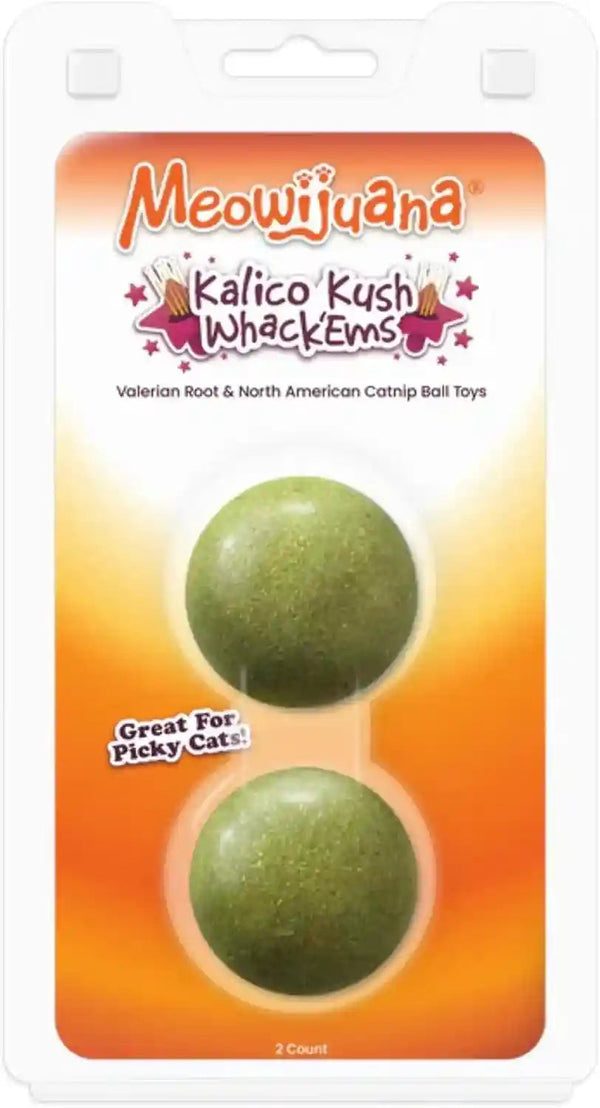 Meowijuana Stick 'N' Lick Catnip Balls, 2-Pack | Purrple Passion | Stickable Catnip & Valerian Root Balls for Cats, 2-Pack; Calming Enrichment for Anxious Cats; Organic, North American-Grown6