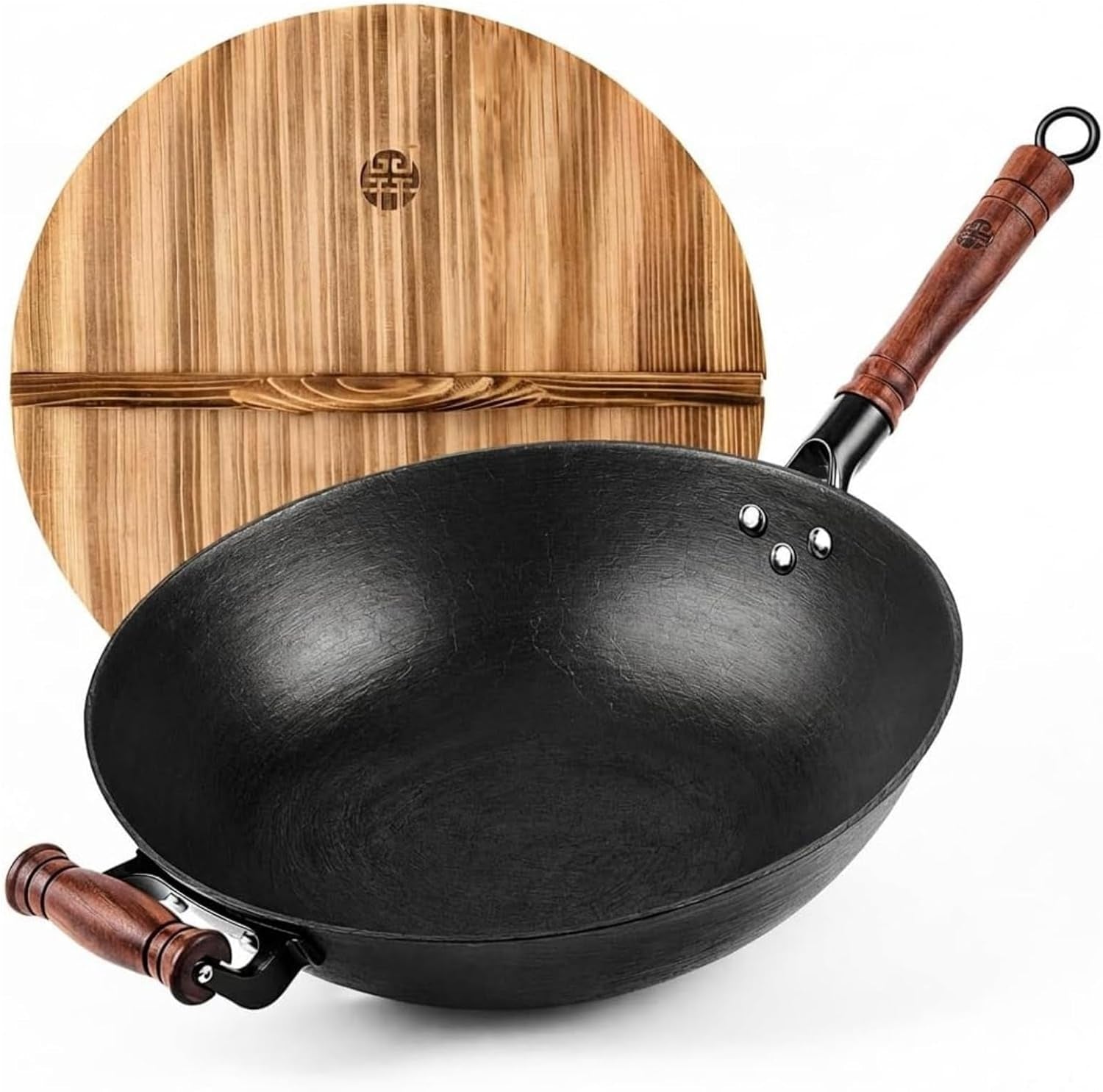 12-6-inch-cast-iron-wok-with-wooden-lid-handcrafted-flat-bottom-chinese-stir-fry-pan-uncoated-heavy-duty-iron-wok-for-induction-gas-electric-ceramic-stoves-uncoated-cast-iron-wok-with-wood-lid-for-induction-gas-and-electric-stoves-season-before-use