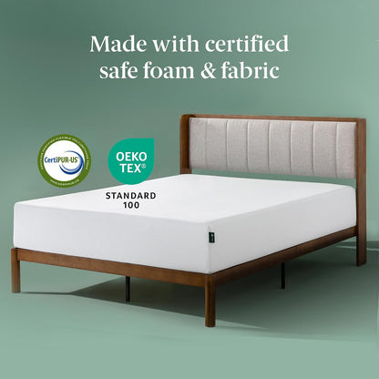 Zinus 10 Inch Queen Green Tea Cooling Memory Foam Mattress, Medium Feel | Refreshing & Cooling Sleep, Targeted Pressure Relief, Just-Right Medium Feel, Certipur-Us & OEKO-TEX Certified Materials5