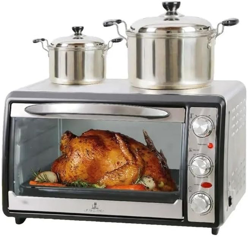 stainless-steel-toaster-oven-with-top-hot-plate-extra-large-keep-warm-function-timer-shomer-shabbos-or-le-shabat-shabbat