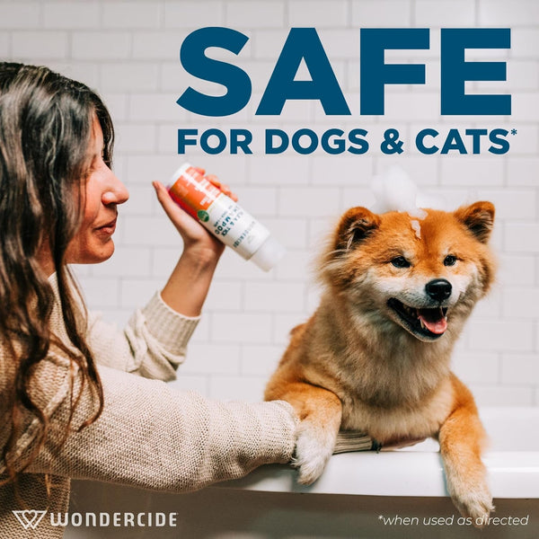 Wondercide - Flea & Tick Shampoo for Dogs and Cats - Peppermint - 12 Fl Oz | Flea and Tick Treatment with Natural Essential Oils - for Pets over 4 Months - Powered by Plants3