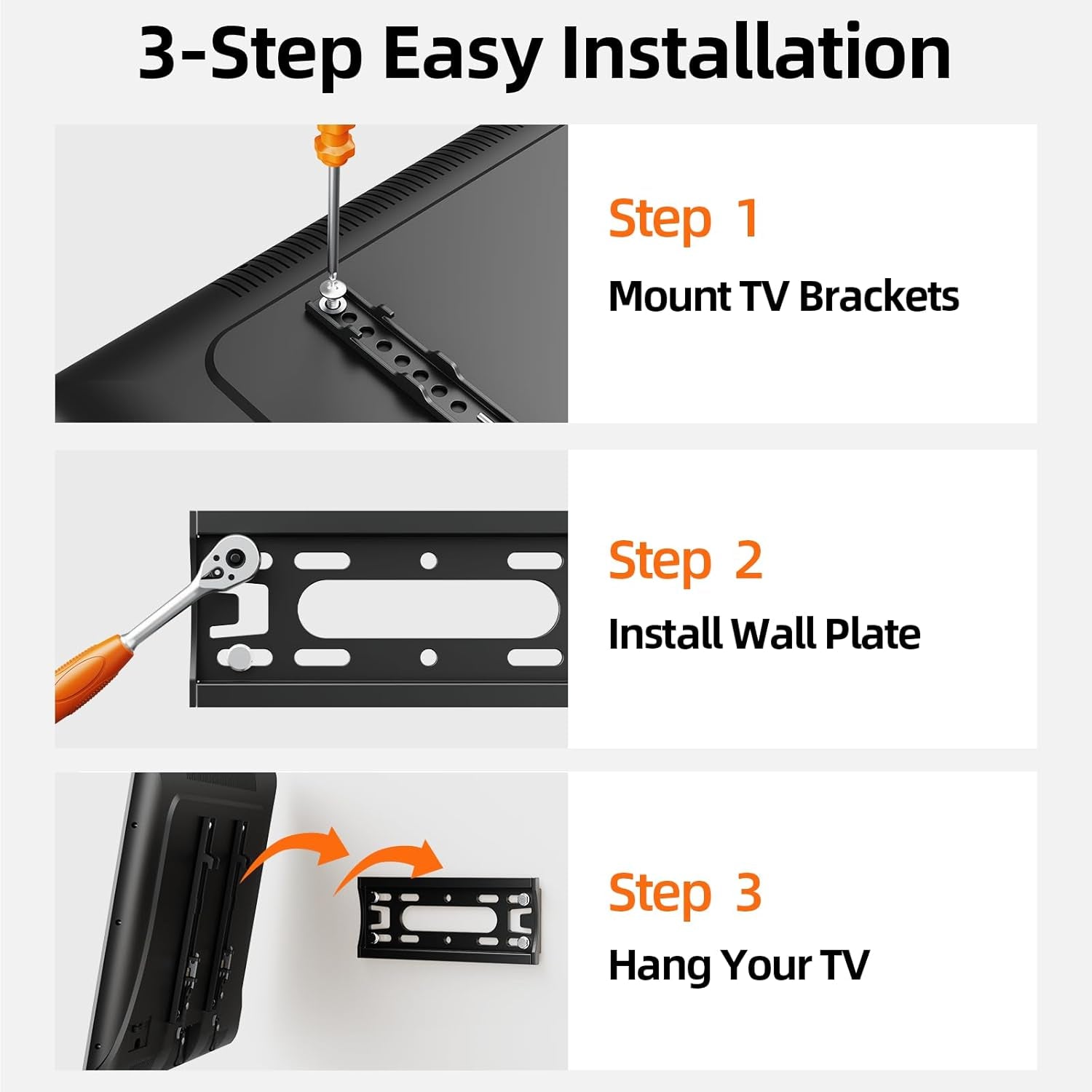 iworboard-24-32-40-42-inch-fixed-tv-monitor-wall-mount-for-14-43-inch-led-lcd-screen-low-profile-small-rv-tv-mount-easy-slim-flat-wall-bracket-max-vesa-200x200mm-66lbs-single-stud