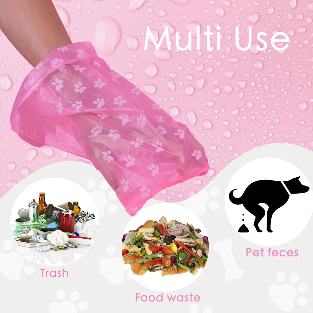 poop-bags-rolls-256-count-9x13-inches-pink-thickened-leakproof-lavender-scent-poo-bags-for-dogs-eco-friendly-pet-waste-bags-for-walking-travel-home