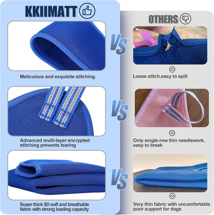 Kkiimatt 10 in 1 Pet Grooming Hammock Harness with Nail Clippers/Trimmer, Nail File, Dog Hammock/Grooming Sling for Nail Trimming/Clipping5