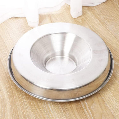 SOUJOY 2 Pack Stainless Steel Puppy Bowls, Pet Slow Feeder Bowls, Non-Skid Dog Food and Water Bowl, Feeding Weaning for Small Medium Large Dogs, Cat, Pets, Multiple Puppies9