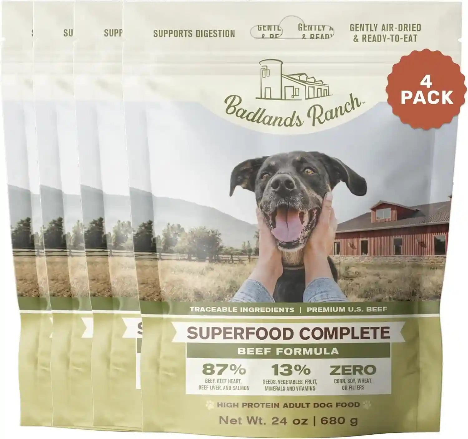 badlands-ranch-by-katherine-heigl-superfood-complete-air-dried-beef-dog-food-high-protein-with-superfoods-for-daily-wellness-consistent-nutrition-24-oz