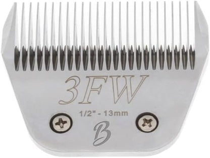 Detachable a Series Wide 30 Blades for Dog Grooming Cuts Length 1/50" - 0.5Mm Japanese Carbonized Steel Wide Grooming Blades Compatible A5 Series Wide Clippers for Dogs(30W)17