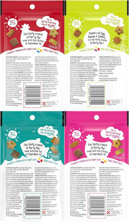 Friskies Party Mix Crunch Variety Pack (9 Flavors) - Wild West, Morning Munch, Mixed Grill, Picnic, Beachside, Cheezy Craze, Original, California Dreamin', and Meow Luau7