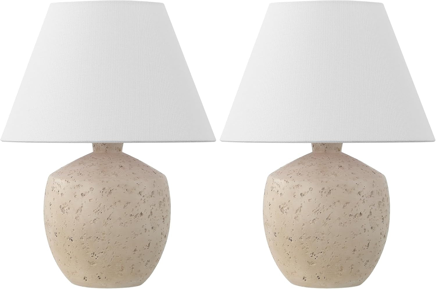 myron-18-concrete-effect-table-lamp-cream-set-of-2-minimalist-scandinavian-design-resin-and-gold-metal-base-white-linen-shade-led-bulbs-included-modern-bedside-light