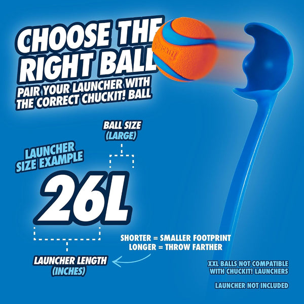 Chuckit! Pro 26L Dog Ball Launcher, 26" Length, Includes Large Ball (3") for Dogs 60-100 Pounds9