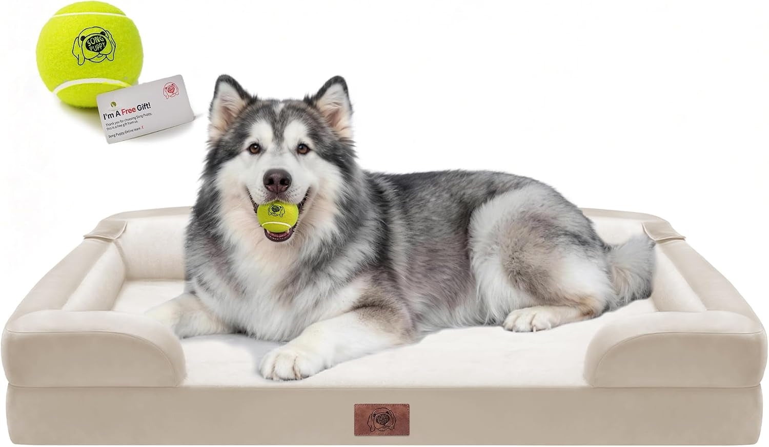 waterproof-orthopedic-dog-bed-for-extra-large-sized-dogs-memory-foam-pet-bed-sofa-with-bolster-dog-couch-with-washable-cover-non-slip-bottom-42x30-inch-grey