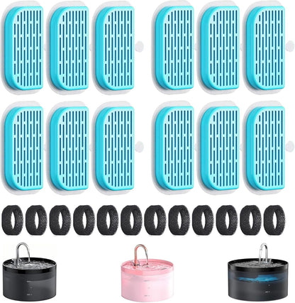 Cat Water Fountain: Dog Bowl Fountains - Automatic Pet Dispenser - Dogs Drinking Waterer Bowls Indoor - Auto Watering Dish Supplies - Easy Cleaning Animal Machine - Quiet 67Oz/2L Kitty Drink Fountain10