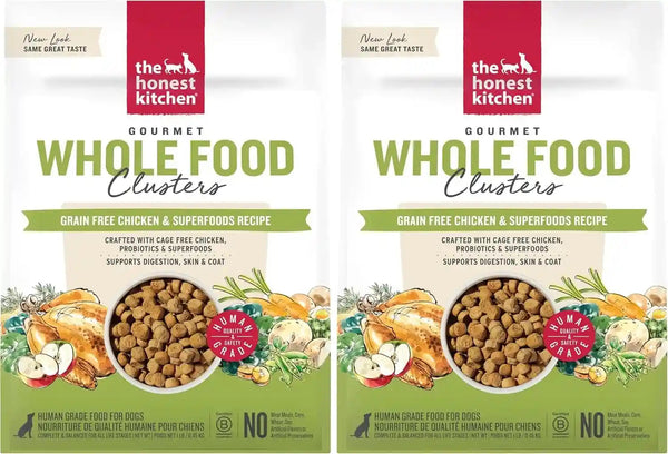 The Honest Kitchen Grain Free Beef & Superfoods Whole Food Clusters, Human Grade Dry Dog Food, Vet-Crafted Nutritional Support for Skin, Coat, Digestion & Overall Wellness, 5 Lb Bag13