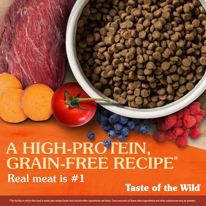 Taste of the Wild High Prairie Grain-Free Dry Dog Food with Roasted Bison and Venison for Puppies 28Lb | Puppy, Adult & Senior Dogs | Grain Free Recipe* | Nutrient Dense to Help Support Peak Health | Guaranteed DHA & Probiotics4