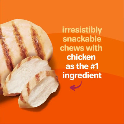 Oinkies Chicken Wrapped Lasting Chew Bone Dog Treats, 25 Ct2