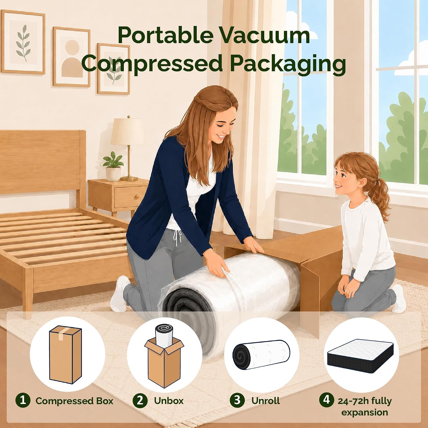 full-size-12-inch-hybrid-innerspring-mattress-individual-pocket-coils-gel-memory-foam-medium-soft-black-white-cover-fiberglass-free-certipur-us-certified-compressed-bed-in-a-box-54-x-75