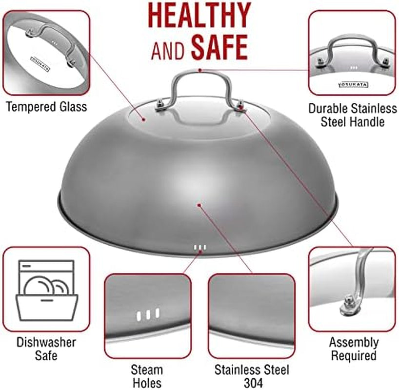 flat-bottom-wok-pan-13-5-blue-carbon-steel-wok-17-spatula-and-ladle-set-of-2-heat-resistant-tools-wok-lid-12-8-inch