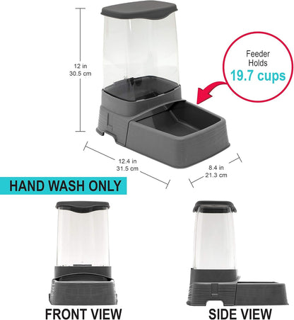 Sportpet Gravity Feeder and Waterer, Large3