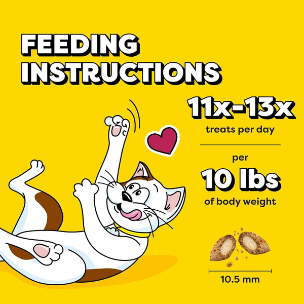 Temptations Wacky Blasts Cat Treats, Cluckin' Bacon Flavor, 6.3 Oz, 10 Pack | Chicken, Bacon & Catnip Flavor Bits, Crunchy Outside, Soft Inside, under 2 Cal, 100% Complete & Balanced, Resealable Pouch8