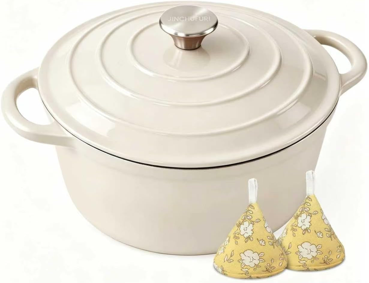 5-qt-enameled-cast-iron-dutch-oven-with-lid-cream-for-sourdough-bread-baking-oven-safe-to-500-f-works-on-all-stovetops-serves-4-6