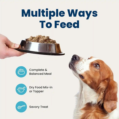 Blue Buffalo Homestyle Recipe Wet Dog Food Paté Variety Pack, Chicken Dinner & Beef Dinner with Garden Vegetables, Made with Natural Ingredients, 12.5-Oz. Can (6 Count, 3 of Each)8