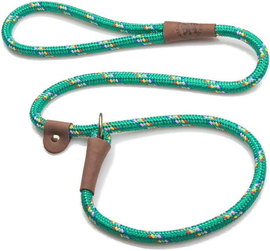 mendota-pet-slip-leash-dog-lead-and-collar-combo-made-in-the-usa-mocha-3-8-in-x-6-ft-for-small-medium-breeds