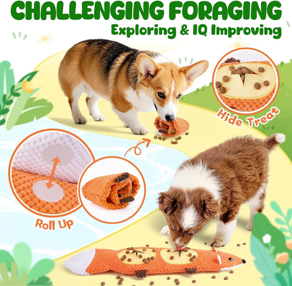 XIUGOAL Dog Toys for Aggressive Chewers, 2 Pack No Stuffing Dog Toys for Boredom and Teething, Squeaky Chew Toy for Small, Medium Breed to Keep Them Busy3