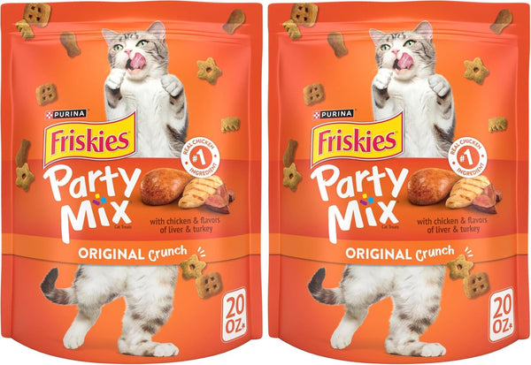 Purina Friskies Cat Treats, Party Mix Original Crunch - 30 Oz. Pouch15