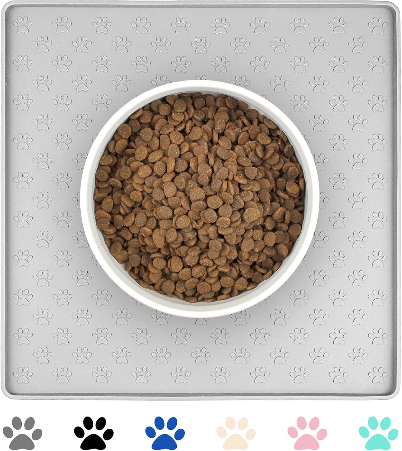 ptlom-pet-placemat-for-dog-and-cat-mat-for-prevent-food-and-water-overflow-suitable-for-small-medium-and-big-pet-18-12-grey-silicone