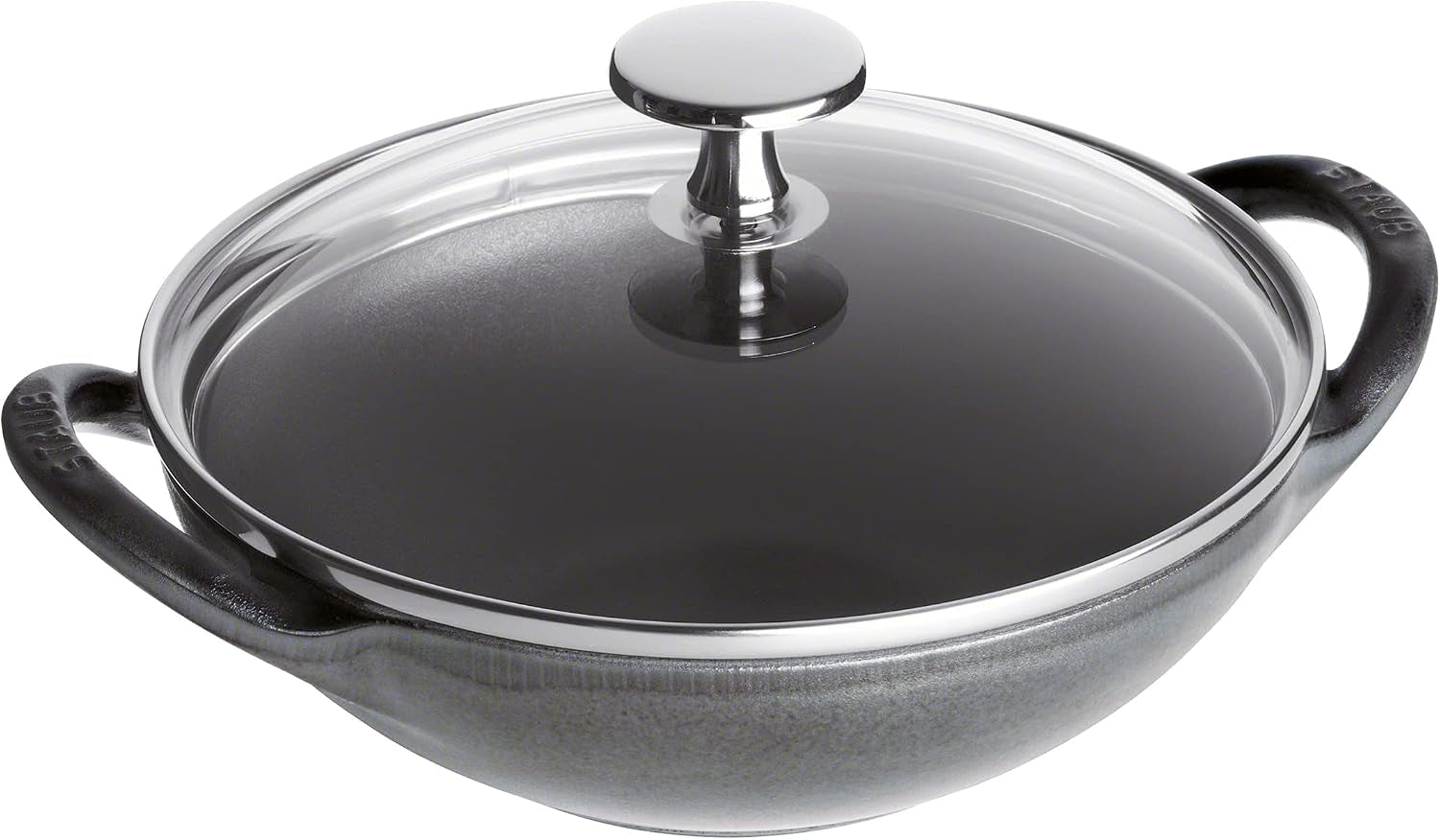 staub-baby-wok-0-5-qt-graphite-gray