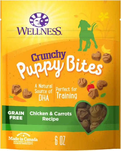 Wellness Soft Puppy Bites Dog Training Treats, Natural, Grain Free, Lamb and Salmon Recipe, 8 Oz Bag12