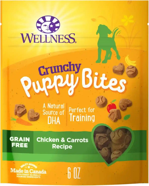 Wellness Soft Puppy Bites Dog Training Treats, Natural, Grain Free, Lamb and Salmon Recipe, 8 Oz Bag12