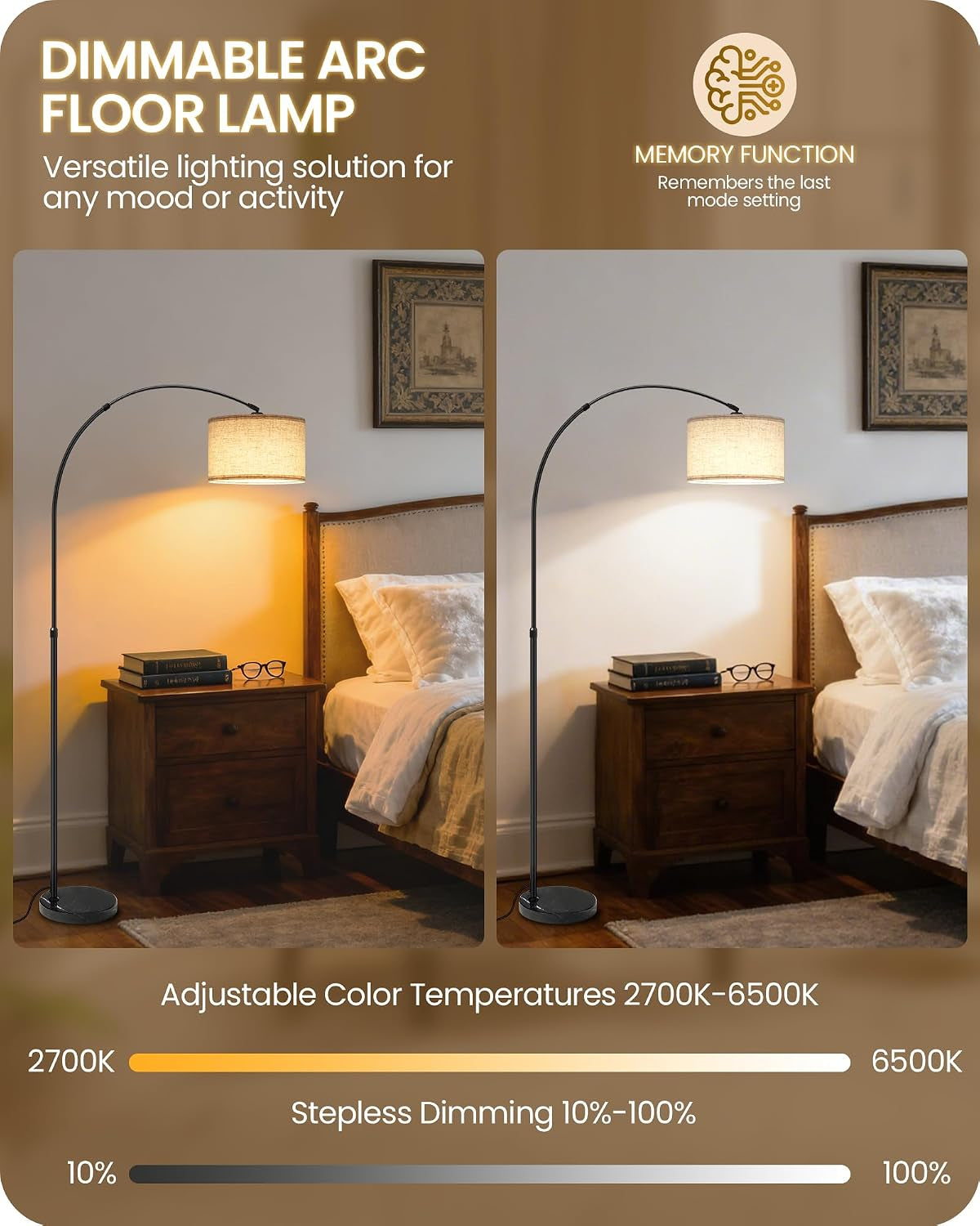75-arc-floor-lamp-with-marble-base-and-adjustable-height-rotating-hanging-shade-dimmable-floor-lamp-for-living-room-with-remote-and-foot-switch-3cct-over-couch-arched-reading-light-e15ld05