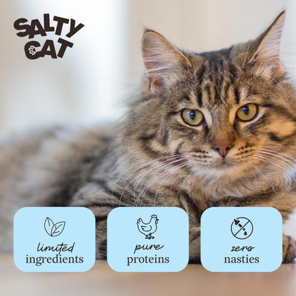 Salty Cat Natural Freeze-Dried Chicken Cat Treats, 10G Bag (12 Packs)5
