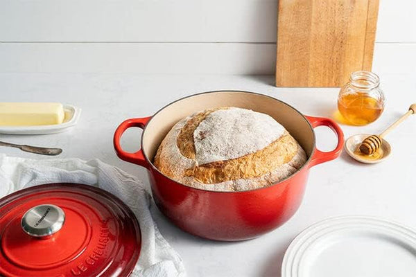 Le Creuset Enameled Cast Iron round Dutch Oven, 7.25 Qt., Cerise7