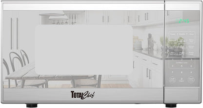 1.3 Cu Ft Microwave Oven – Compact Countertop Kitchen Appliance, Small Stainless Steel Microwave with Digital Touch, Pre-Set Functions, 12.8” Turntable, 1100 Watt1