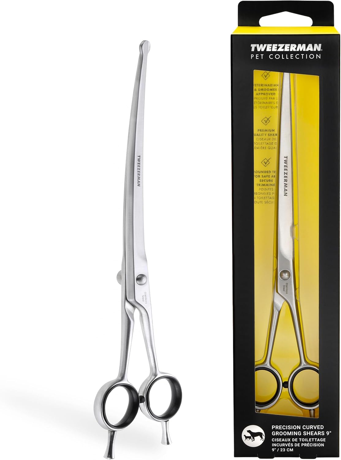 tweezerman-pet-grooming-scissors-rounded-tip-trimming-scissor-for-dogs-cats