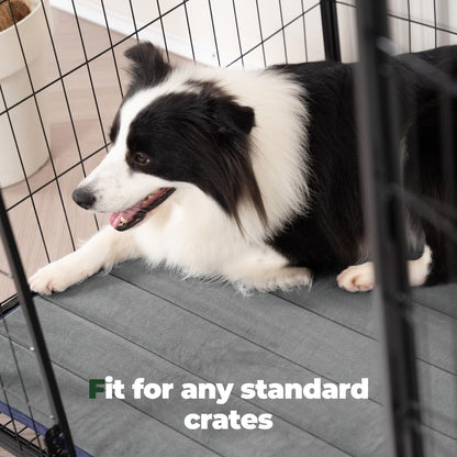 BALANCE Dog Crate Pad, Dog Foam Crate Mat Kennel Pad, Washable Water-Resistant Pet Bed Flat Dogs Cage Mat for Small Dogs4