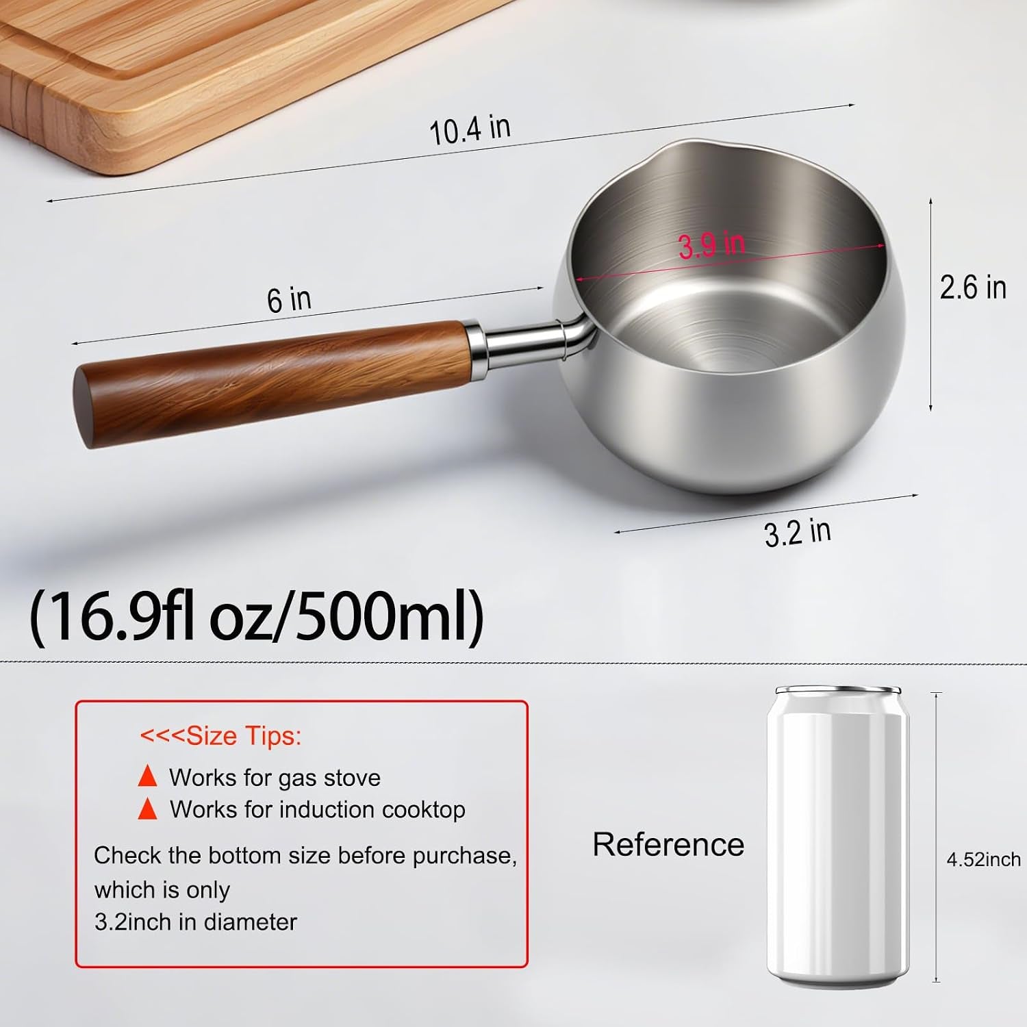 17fl-oz-500ml-stainless-steel-mini-pot-butter-warmer-milk-and-coffee-heater-seafood-butter-warmer-chocolate-melting-with-pour-spout-and-wooden-handle-induction-cooker-available
